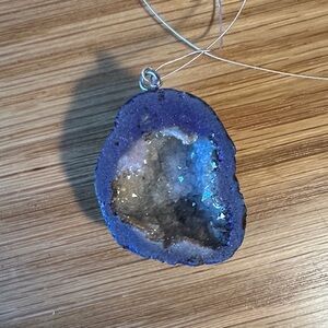 Purple crystal Pendant
